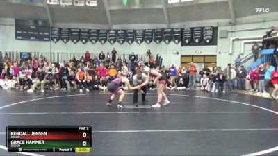 170 lbs Cons. Round 1 - Kendall Jensen, Solon vs Grace Hammer, Ogden