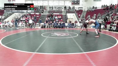 215 lbs Round 1 (16 Team) - Karter Wilson, South Effingham vs Carder King, Habersham Central Hs