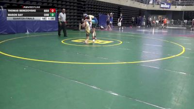 125 lbs Quarterfinal - Thomas Berezovske, Mount Carmel vs Mason Day, Cumberland