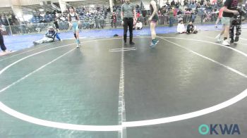 91-98 lbs Consolation - Temperance Vanvder, Lone Grove Takedown Club vs Devyn Vincent, Shelton Wrestling Academy
