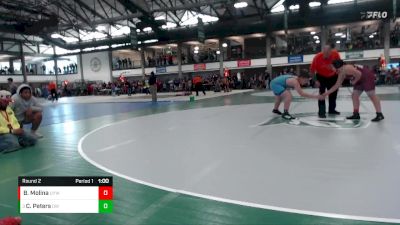 164-172 lbs Round 2 - Caleb Peters, Olympia Wrestling vs Brielle Molina, Unity Youth WC