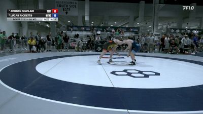 86 kg Quarters - Aeoden Sinclair, Tiger Style RTC/ Titan Mercury Wrestling Club vs Lucas Ricketts, Maurer Coughlin Wrestling Club