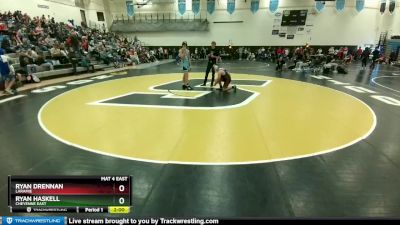 186-187 lbs Round 4 - Ryan Haskell, Cheyenne East vs Ryan Drennan, Laramie