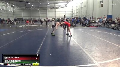 125 lbs Cons. Round 4 - Jacob Deysher, RIT vs Giulio Fabriziani, Roanoke College