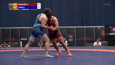 130 kg Qualification - Adam Coon, USA vs Abdellatif Mohamed, EGY