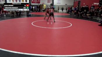 106 lbs 17th Place Match - Braxton Headley, Van Buren County vs Adan Oronia, Fort Madison