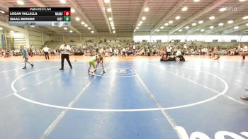 70 lbs Rr Rnd 1 - Logan Vallalla, Mat Assassins Blue vs Isaac Berrier, Dueling Bandits