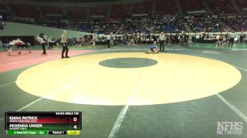 6A/5A Girls 135 Quarterfinal - Kiana Patrick, North Medford Girls vs McKenna Unger, McNary Girls