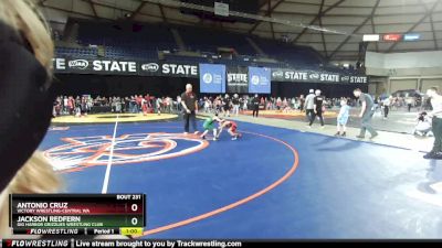 53 lbs Cons. Round 1 - Jackson Redfern, Gig Harbor Grizzlies Wrestling Club vs Antonio Cruz, Victory Wrestling-Central WA