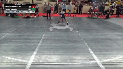 70_B lbs Consi Of 16 #1 - Brycen DeSanto, Edinboro vs Alec Medina, Easton