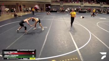 145 Championship Bracket Champ. Round 2 - Jonah Coleman, Kasson-Mantorville vs Noah Trottier, Apple Valley