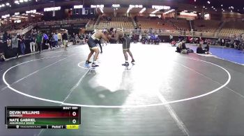 285 lbs Champ. Round 3 - Nate Gabriel, Auburndale Senior vs Devin Williams, Hernando