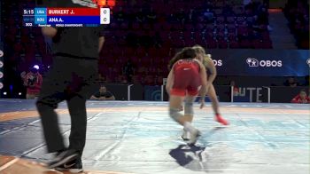 55 kg Repechage #2 - Jenna Burkert, United States vs Andreea Beatrice Ana, Romania