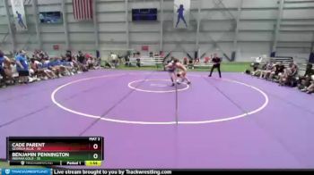 152 lbs 2nd Wrestleback (8 Team) - Cade Parent, Georgia Blue vs Benjamin Pennington, Indiana Gold
