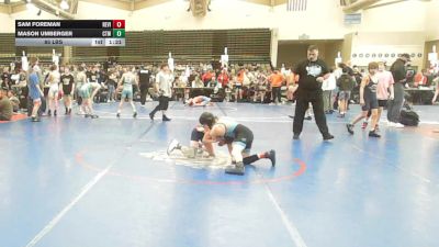 85 lbs Rr Rnd 5 - Sam Foreman, Revival X vs Mason Umberger, CTWHALE Humpback - MSE