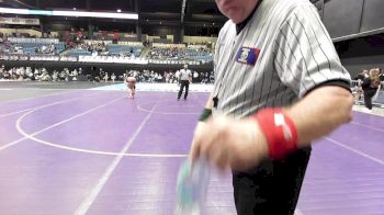 190 lbs Semifinal - Eleanor Stoffel, Hays HS vs Makayla Cadet, Topeka-Highland Park HS