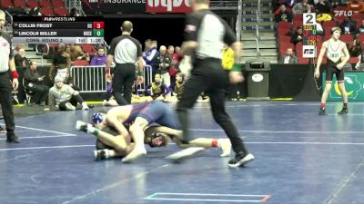 3A-138 lbs Cons. Round 3 - Collin Frost, Davenport Central vs Lincoln Miller, Waukee