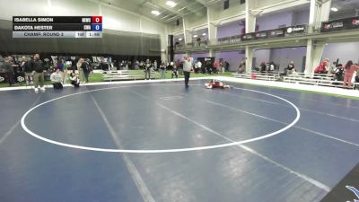 154.8-166.7 lbs Champ. Round 3 - Dakota Hester, Contenders Wrestling Academy vs Isabella Simon, NB Elite Wrestling Club