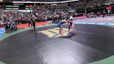 G120-4A Cons. Round 2 - Cynthia Romero, Calhan High School Girls vs Isabella Mares, Pueblo Central Girls