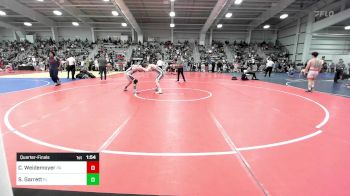 160 lbs Quarterfinal - Cael Weidemoyer, PA vs Shaw Garrett, FL