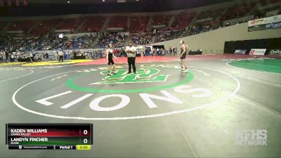 2A/1A-106 Semifinal - Kaden Williams, Camas Valley vs Landyn Fincher, Elgin