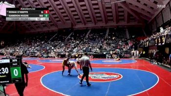 3A-165 lbs Champ. Round 1 - Ronan O`Keeffe, Dawson County vs Kameron Huzzie, Troup