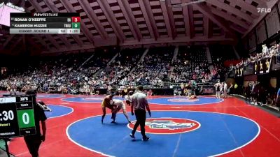 3A-165 lbs Champ. Round 1 - Ronan O`Keeffe, Dawson County vs Kameron Huzzie, Troup