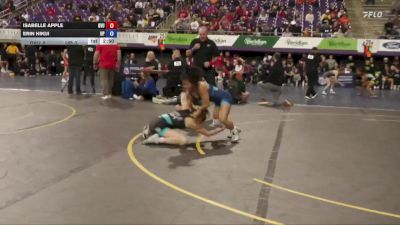103 lbs Semis & 3rd Wb (16 Team) - Isabelle Apple, Grand View vs Erin Hikiji, University Of Providence