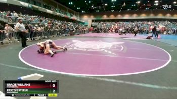 107 lbs Cons. Round 4 - Gracie Williams, Harrisburg vs Paxton Steele, Harrisburg