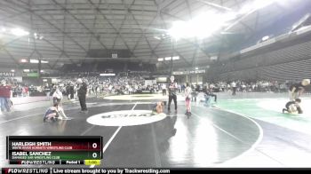 74 lbs Champ. Round 1 - Harleigh Smith, White River Hornets Wrestling Club vs Isabel Sanchez, Damaged Ear Wrestling Club