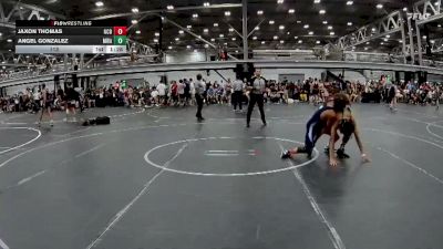 113 lbs Round 2 (8 Team) - Angel Gonzalez, Myland WA vs Jaxon Thomas, North Carolina Black