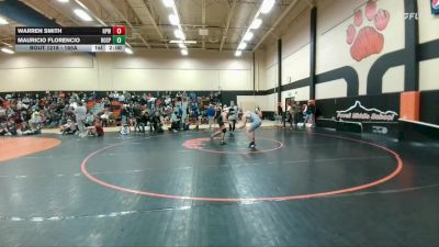 165A Round 3 - Warren Smith, Huntley Project (Worden) vs Mauricio Florencio, Rock Springs