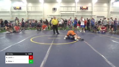 200-C lbs Round Of 32 - Aidyn Licht, NY vs Aiden Bliss, PA