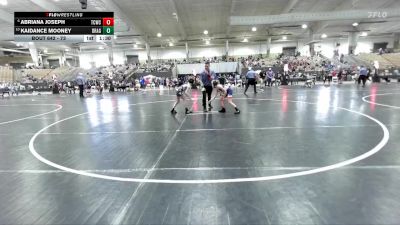 73 lbs Semifinal - Abriana Joseph, TN Wrestling Academy vs Kaidance Mooney, Mavericks Wrestling Club