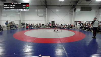 130 lbs 3rd Place - Wesley Coates, Storm MS vs Cody Buenger, Level Up Wrestling MS