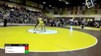 182 lbs Semifinal - George Lewis, West Valley (Hemet) vs Nico Turturro, Temecula Valley