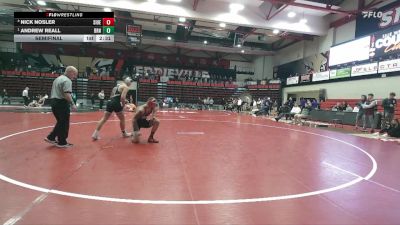 197 lbs Semifinal - Andrew Reall, Brown vs Nick Nosler, SIUE