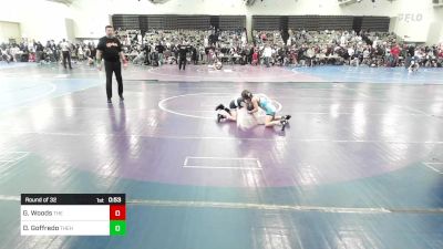 52-B lbs Round Of 32 - Gunnar Woods, The Belair Bobcats vs Dominick Goffredo, The Hunt Wrestling Club