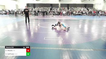 52-B lbs Round Of 32 - Gunnar Woods, The Belair Bobcats vs Dominick Goffredo, The Hunt Wrestling Club