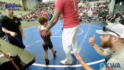 40 lbs Consi Of 4 - Jensen Freeman, HURRICANE WRESTLING ACADEMY vs Cayden Robertson, Wagoner Takedown Club