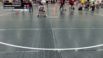 85 lbs Round 5 (10 Team) - Charleigh Richardson, Georgia United vs Josie Wisecup, The Factory