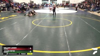 138 lbs Champ. Round 1 - William Larsen, Warren vs Anakin Reyes, Anaheim