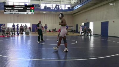 184 lbs Cons. Round 2 - Robert Cunningham, Cortland State vs Kiam Coleman, Brockport