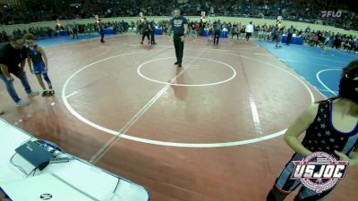 61 lbs Round Of 16 - Ashton Post, OKC Saints Wrestling vs Abigail Whipple, Tuttle Wrestling