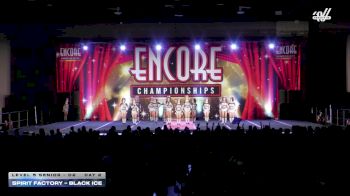 Spirit Factory - Black Ice [2025 L5 Senior - D2 Day 2] 2025 Encore Philly Showdown
