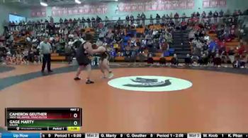285 lbs Semifinal - Gage Marty, Solon vs Cameron Geuther, West Delaware, Manchester