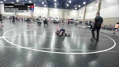 100-105 lbs Rr Rnd 1 - Ava Tovar, Miami Wrestling Club vs Yamily Morales, Eagle Wrestling Club