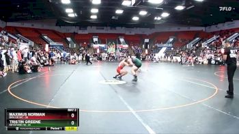 160 lbs Quarterfinal - Maximus Norman, Baylor WC vs Tristin Greene, Keystone HS