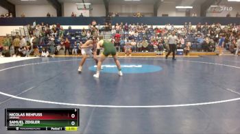 157 lbs Champ. Round 2 - Nicolas Rehfuss, Ursinus vs Samuel Zeigler, Brockport