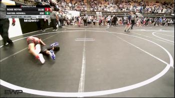 62 lbs Rr Rnd 2 - Rose Reyna, Carl Albert vs Hayzel Howell, Henryetta Knights Wrestling Club